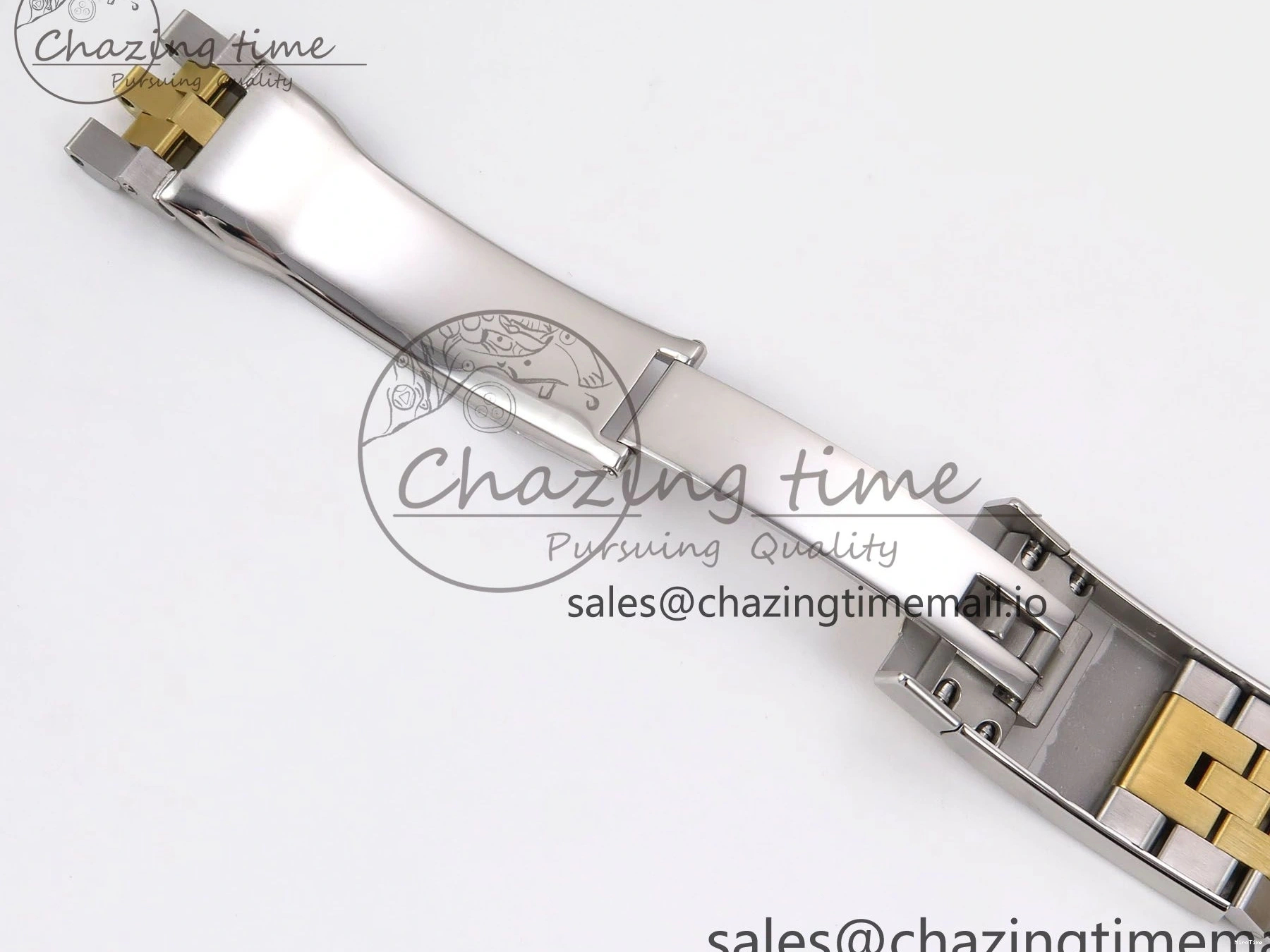 MiroTime 0127 Vibrant DateJust 41 126333 EWEF Best Edition YG Stick Dial on SS YG Jubilee Bracelet A 990